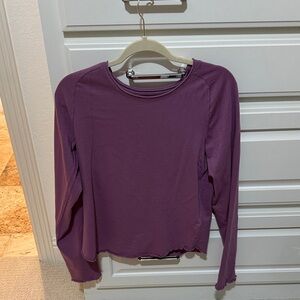 We The Free Plum Long Sleeve Top